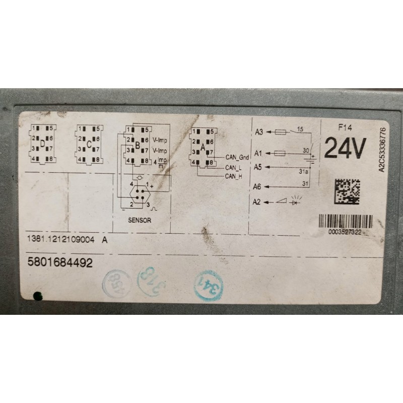 IVECO TACHIGRAFO IVECO Stralis 2013> usato