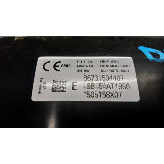 AIR BAG LATERALE DESTRO MINI F55/56  2014> usato