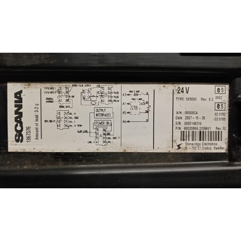 SCANIA TACHIGRAFO SCANIA Serie R 2005> usato