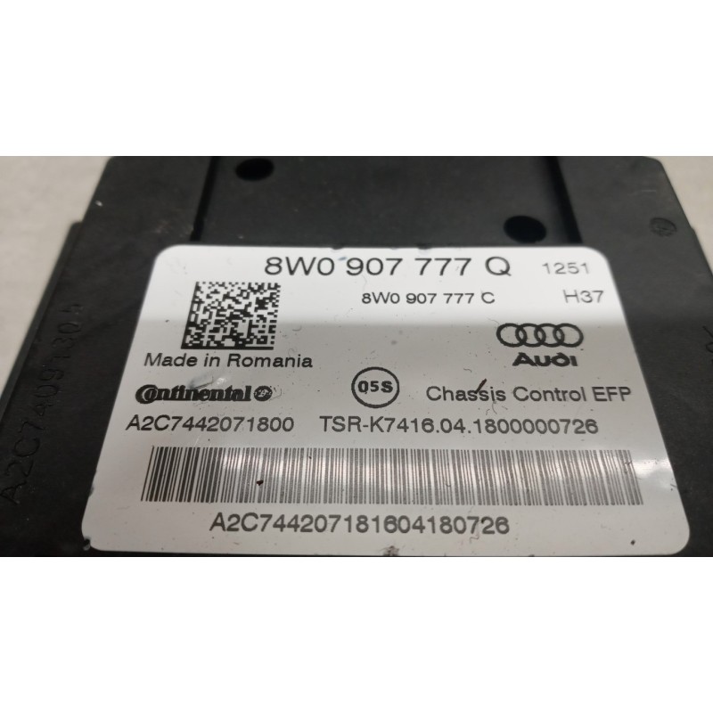 AUDI VARIOUS CONTROL UNITS  AUDI A4 Rs4 2017>2019 used