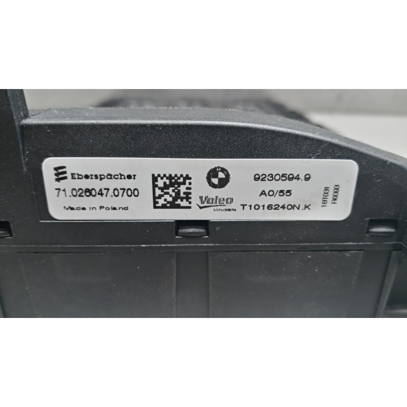 BMW RADIATOR ELECTRIC HEATING INTERNAL  BMW Serie 1 (F20) 2011> used