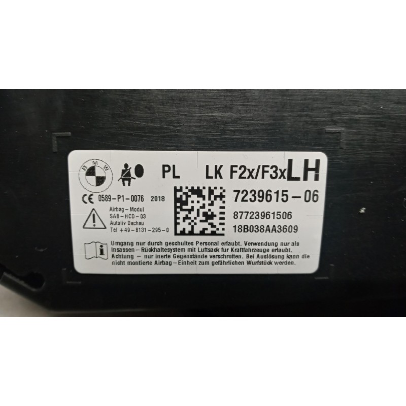 BMW AIR BAG LATERALE SINISTRO BMW Serie 1 (F20) 2011> usato