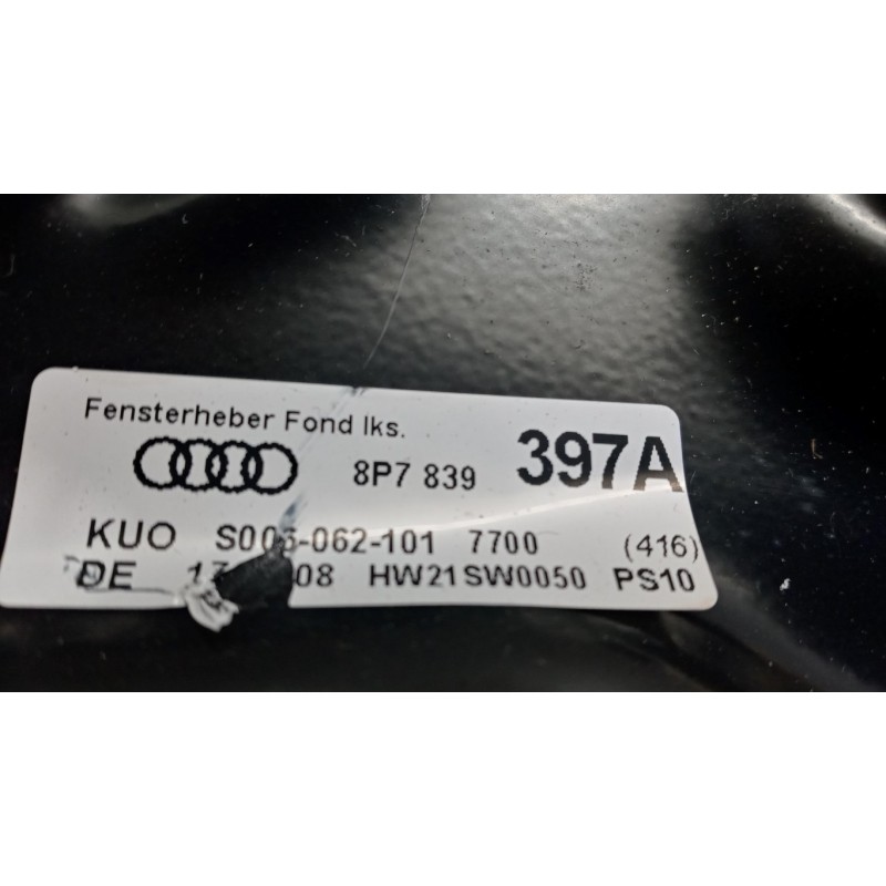 AUDI ALZA VETRI POSTERIORI SINISTRO AUDI A3 cabrio 2008>2012 usato