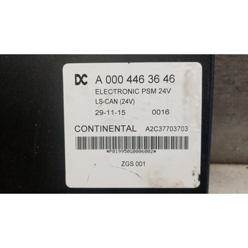 MERCEDES-BENZ truck VARIOUS CONTROL UNITS A  MERCEDES-BENZ truck Actros euro 6 2014>2021 used