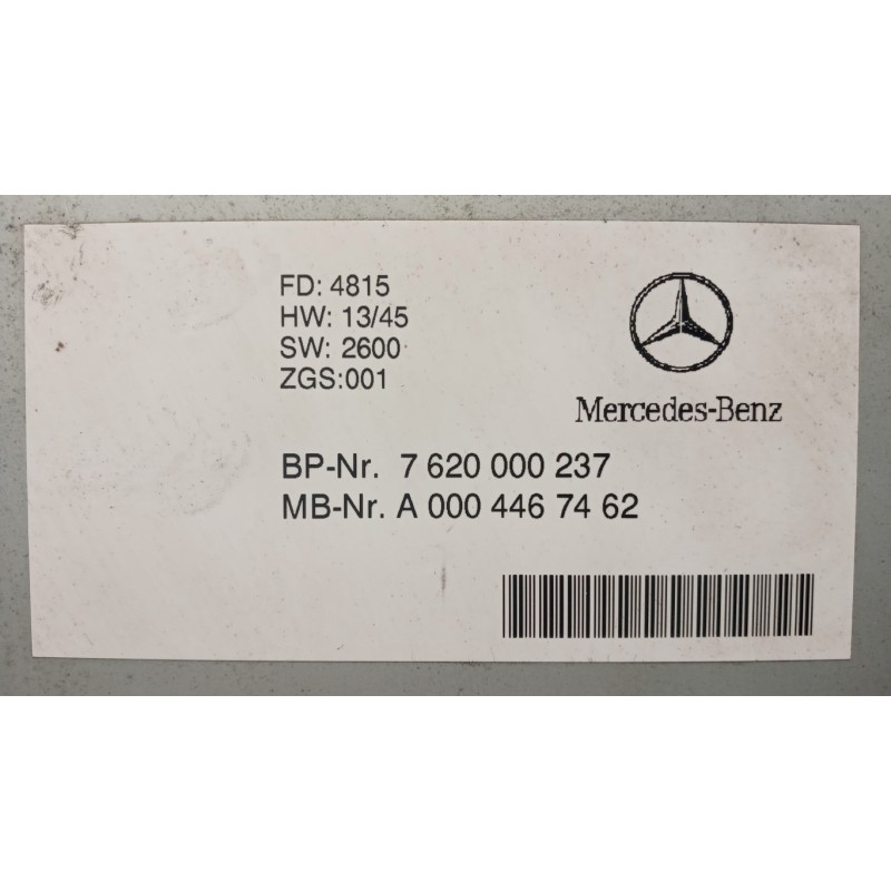 MERCEDES-BENZ truck AUTORADIO MERCEDES-BENZ truck Actros euro 6 2014>2021 usato