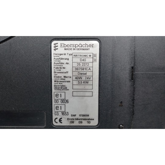 WEBASTO DAF XF105 used