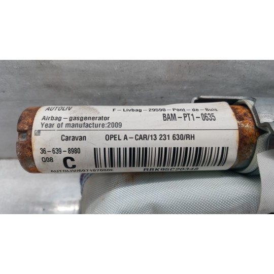 AIR BAG TETTO DESTRO OPEL Astra H 2007>2010 usato