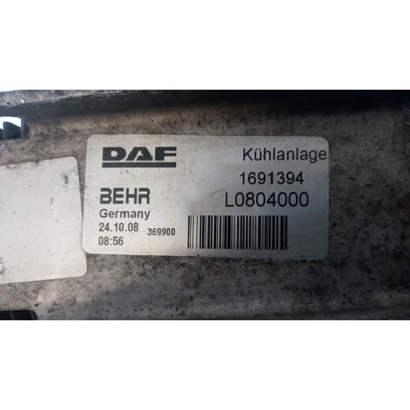 DAF INTERCOOLERS HEAT RADIATOR  DAF XF105 used
