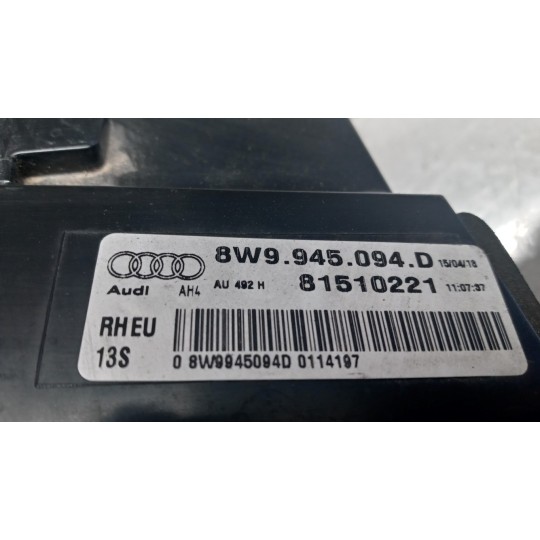 RIGHT REAR LED LIGHT ON BACK AUDI A4 Rs4 2017>2019 used