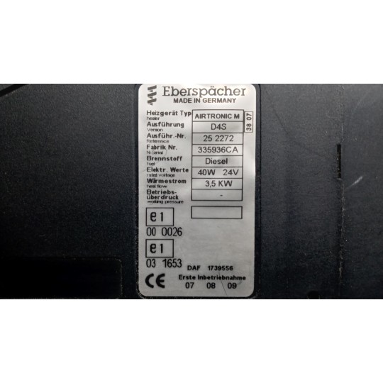 WEBASTO DAF XF105 usato