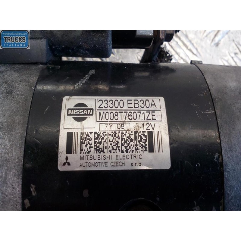 NISSAN truck STARTER MOTOR NISSAN truck Cabstar 1999>2005 used
