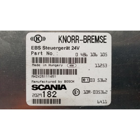 EBS CONTROL UNIT  SCANIA Serie G 2005> used
