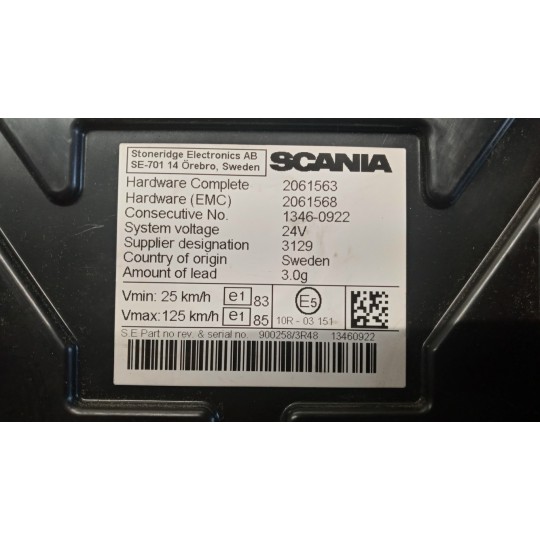 INSTRUMENT PANEL SCANIA Serie G 2005> used