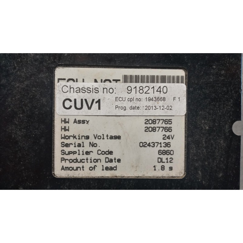 SCANIA VARIOUS CONTROL UNITS  SCANIA Serie G 2005> used