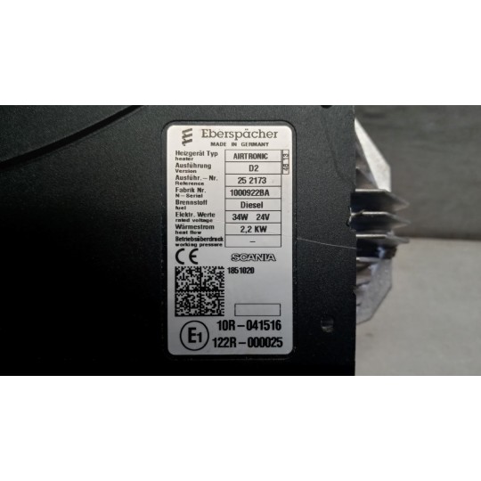 WEBASTO SCANIA Serie G 2005> usato