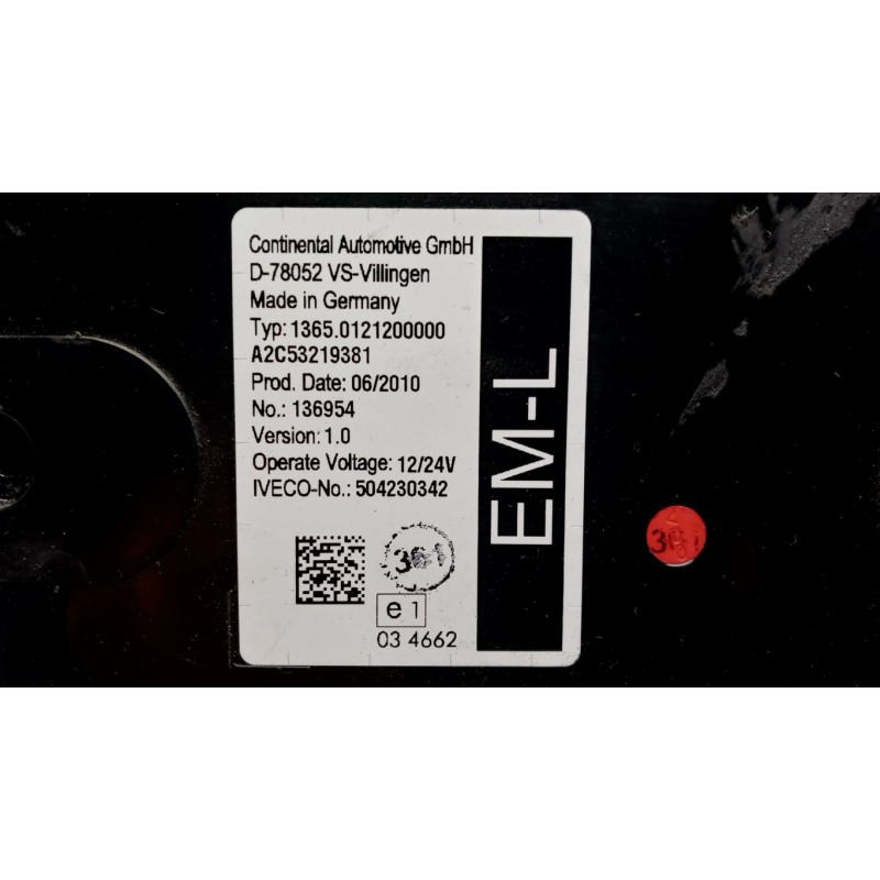 IVECO VARIOUS CONTROL UNITS A  IVECO EUROCARGO 2008>2013 used