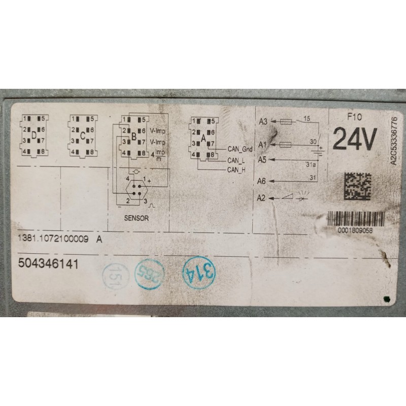 IVECO TACHIGRAFO IVECO EUROCARGO 2008>2013 usato