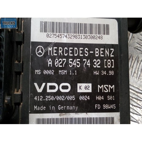 CENTRALINA MOTORE MERCEDES-BENZ Classe A (W168) 1997>2001 usato