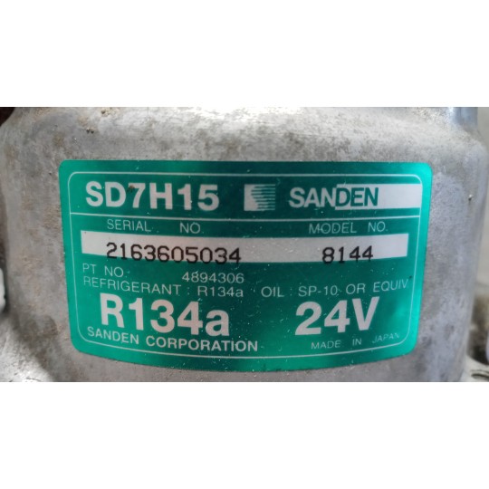 AIR CONDITIONER COMPRESSOR IVECO EUROCARGO 2008>2013 used