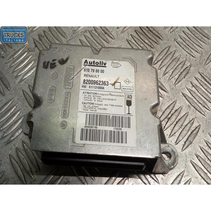RENAULT AIR BAG UNIT RENAULT Clio 2005>2009 used
