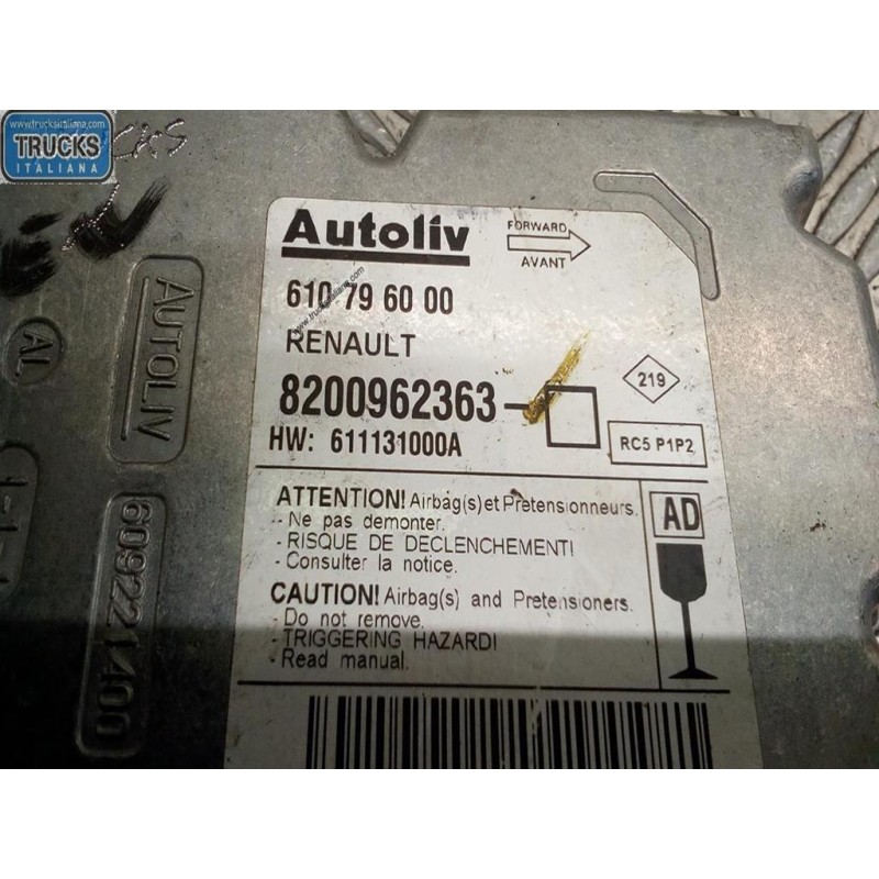 RENAULT CENTRALINA AIR BAG RENAULT Clio 2005>2009 usato