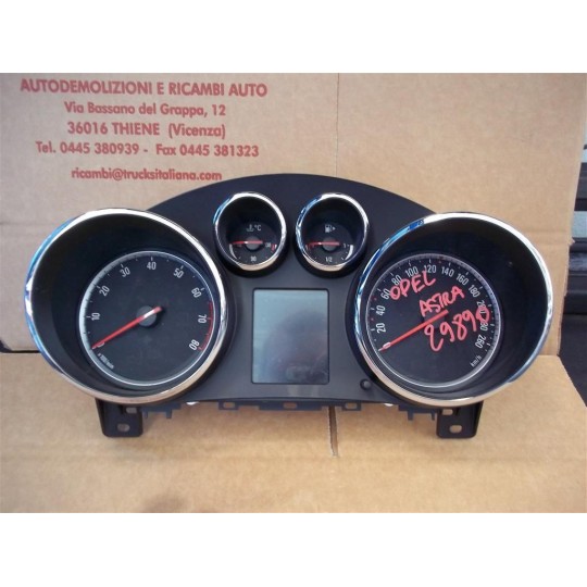 INSTRUMENT PANEL OPEL Astra J 2009>2012 used