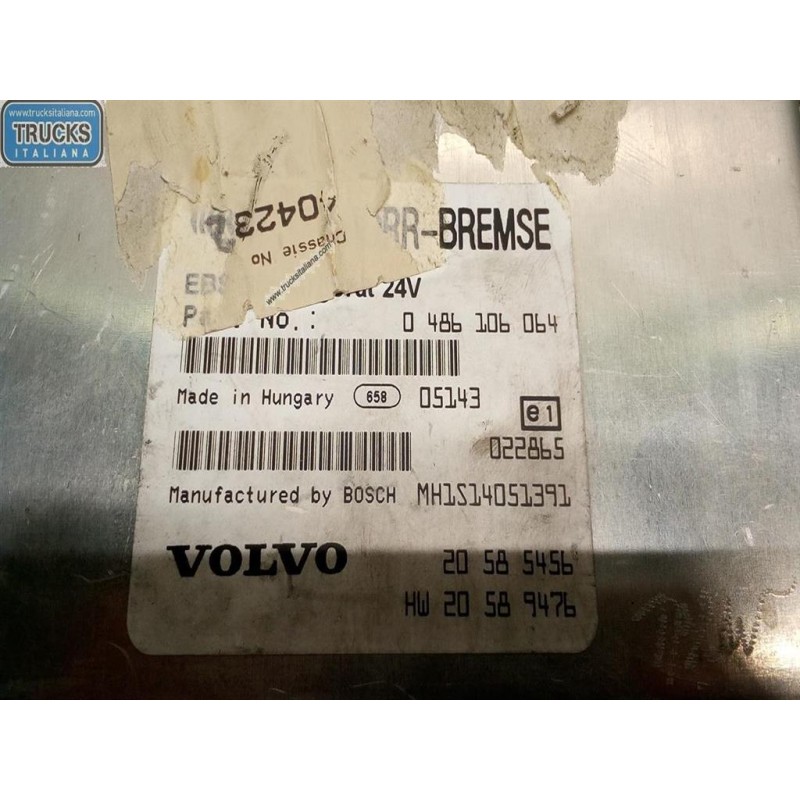 VOLVO truck ABS CONTROL UNIT VOLVO truck FH12 II 2002>2008 used