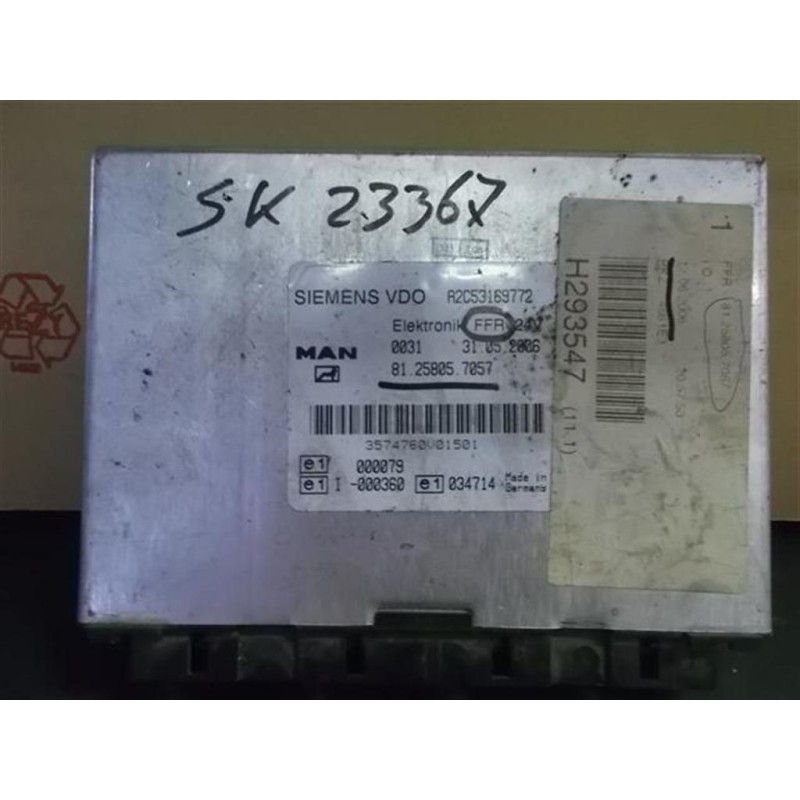 MAN VARIOUS CONTROL UNITS B  MAN TG-A 2000>2007 used