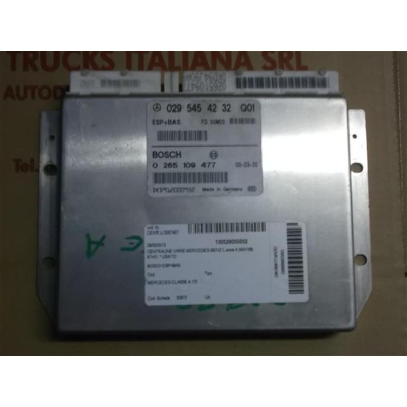 MERCEDES-BENZ VARIOUS CONTROL UNITS  MERCEDES-BENZ Classe A (W168) 1997>2001 used