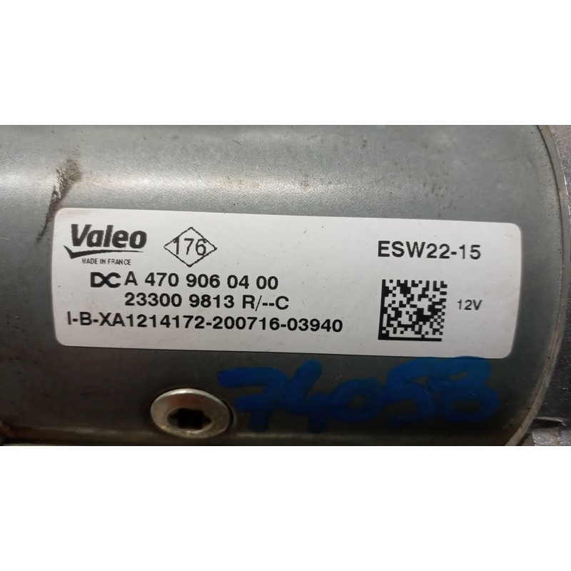 NISSAN STARTER MOTOR NISSAN Navarra 2015> used