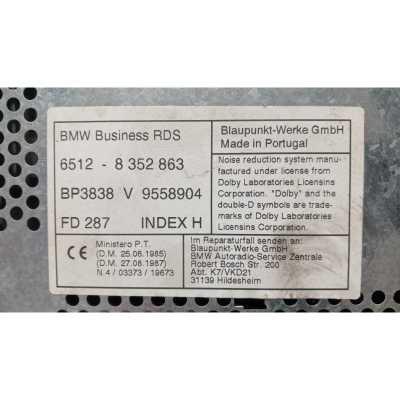 BMW AUTORADIO BMW Serie 7 (E38) 1994>2001 usato