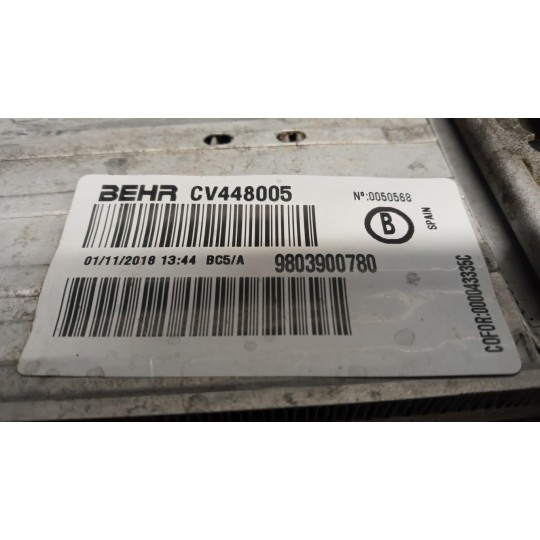 RADIATORE INTERCOOLERS OPEL Crossland X 2017> usato