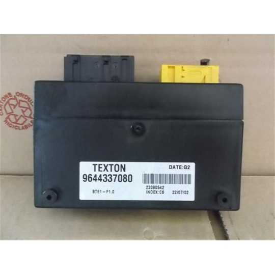 VARIOUS CONTROL UNITS  PEUGEOT 206 CC 2000>2007 used