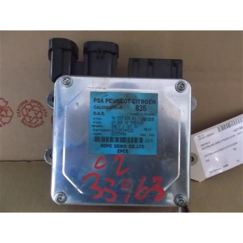 CITROEN VARIOUS CONTROL UNITS  CITROEN C2 2003> used