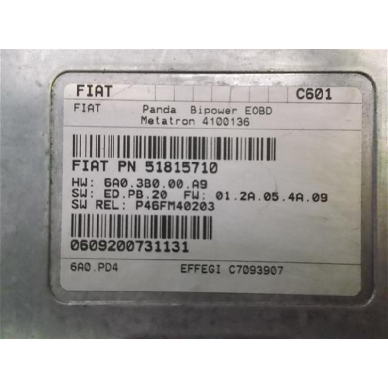 FIAT VARIOUS CONTROL UNITS  FIAT Panda 2003>2010 used