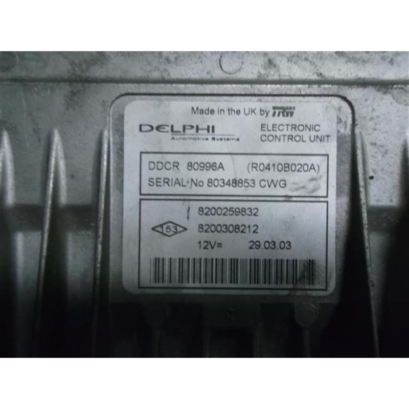 RENAULT CENTRALINA MOTORE RENAULT Megane 2002>2006 usato