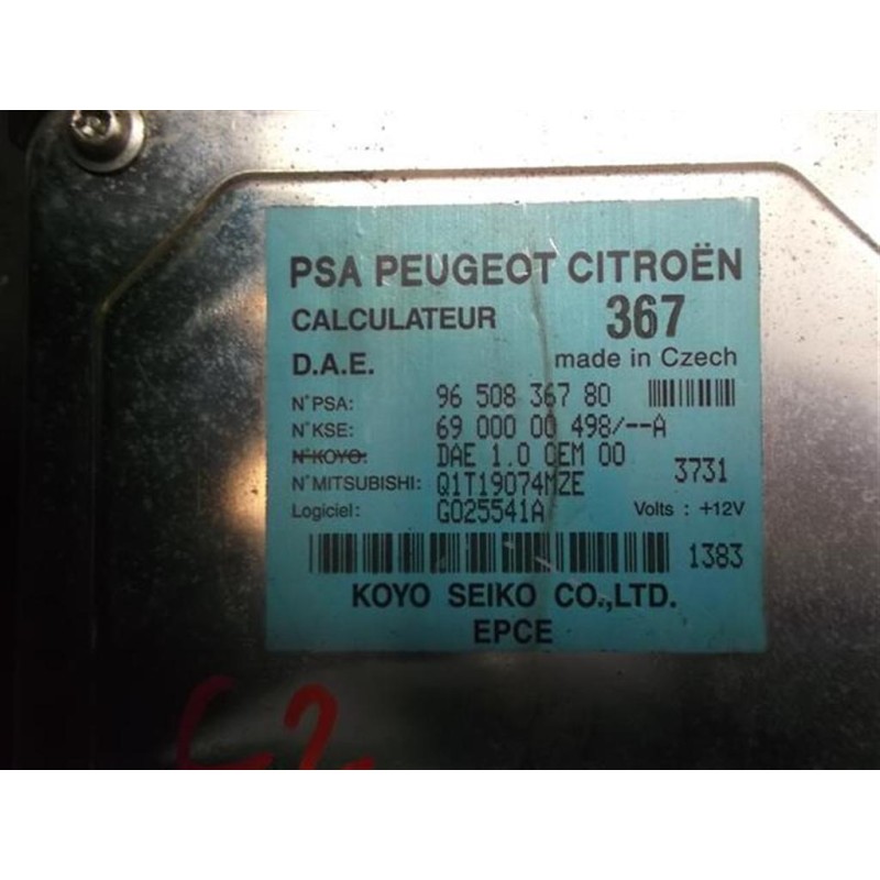 CITROEN VARIOUS CONTROL UNITS  CITROEN C2 2003> used