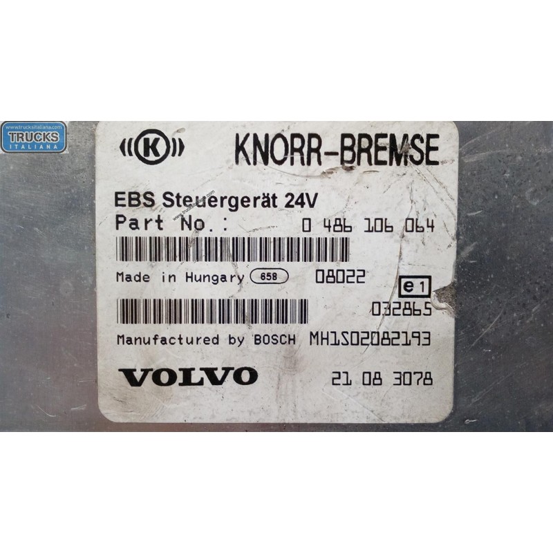 VOLVO truck CENTRALINA EBS CONTROLLO FRENATA VOLVO truck FH13 usato