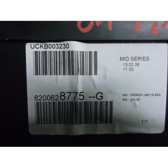 QUADRO STRUMENTI RENAULT Clio 2005>2009 usato