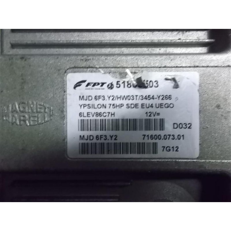 LANCIA ENGINE UNIT LANCIA Ypsilon 2006>2011 used