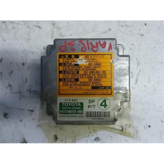 AIR BAG UNIT TOYOTA Yaris 1999>2003 used