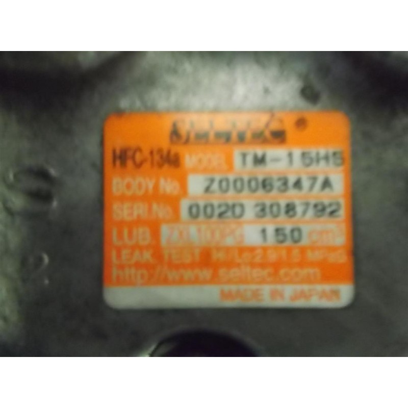 MAN AIR CONDITIONER COMPRESSOR MAN L2000 1993>2000 used