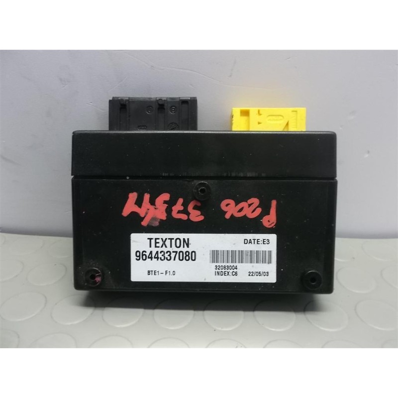 PEUGEOT VARIOUS CONTROL UNITS  PEUGEOT 206 CC 2000>2007 used