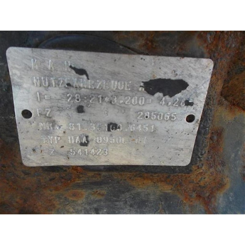 MAN GRUPPO DIFFERENZIALE POSTERIORE MAN L2000 1993>2000 usato