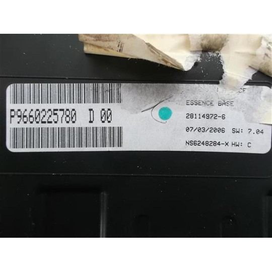 INSTRUMENT PANEL CITROEN C2 2003> used