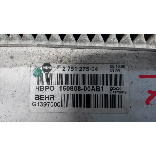 RADIATORE ACQUA MINI R56  2006>2011 usato