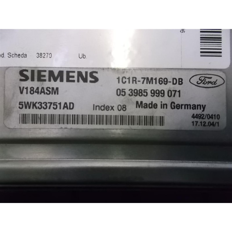 FORD van TRASMISSION UNIT FORD van Transit 2000>2006 used