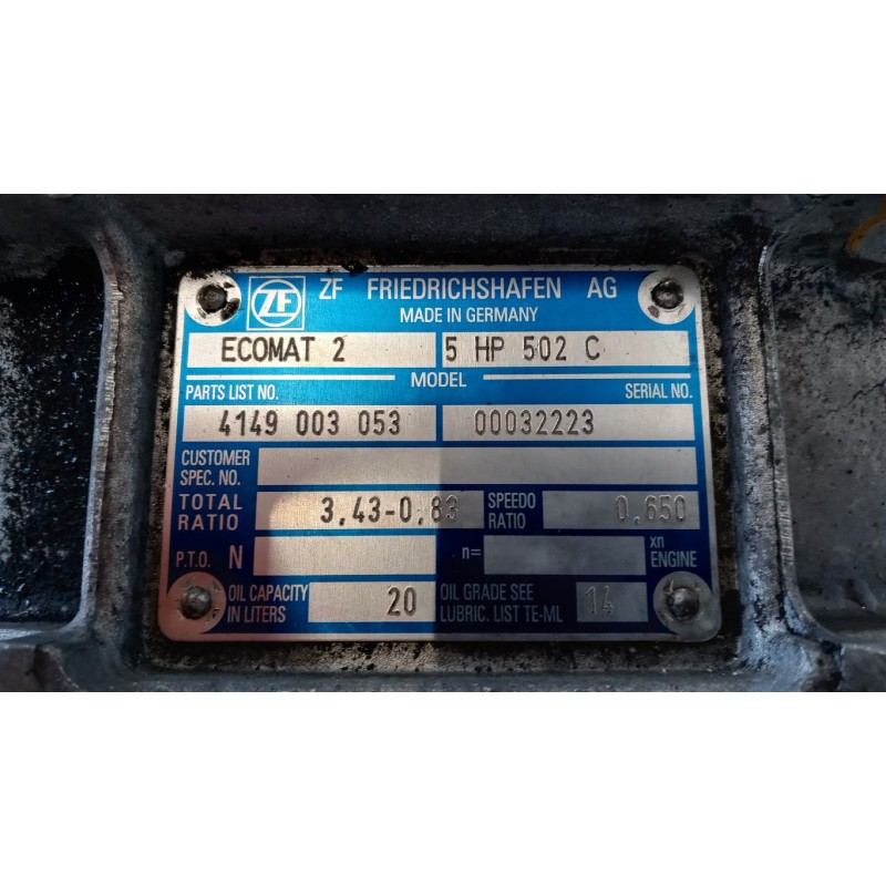 MENARINI AUTOMATIC GEARBOXES  MENARINI BUS used