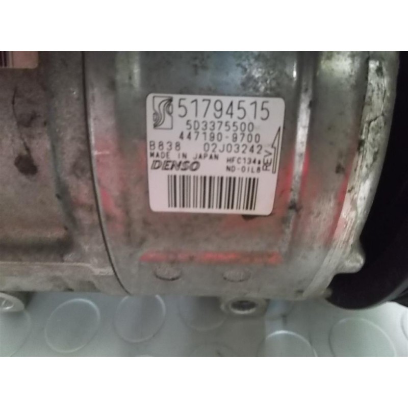 FIAT COMPRESSORE ARIA CONDIZIONATA FIAT F.Grande Punto Abarth 2005>2012 usato