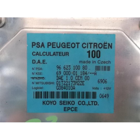 VARIOUS CONTROL UNITS  CITROEN C3 2005>2009 used